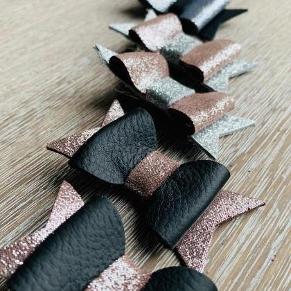 Leather Hair Bow | Genuine Leather ..