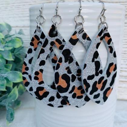 Cute Leather Earrings,leopard Leather Earrings |..